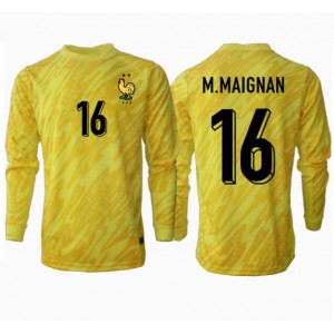 Fotbalové Dres Francie Mike Maignan #16 Brankářské Domácí Oblečení ME 2024 Dlouhý Rukáv